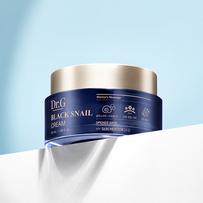 Dr.G Black Snail Cream stangrinantis, maitinantis veido kremas - haru
