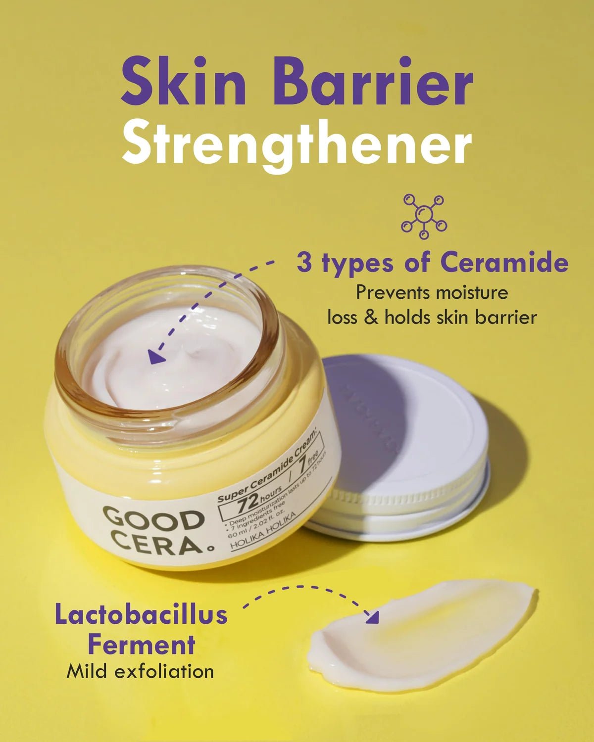 HOLIKA HOLIKA Good Cera Super Ceramide veido kremas - haru