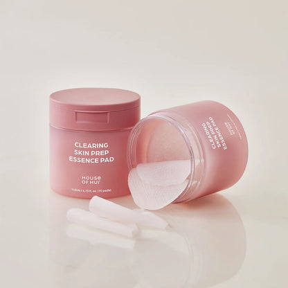 HOUSE OF HUR Clearing Skin Prep Essence Pad eksfoliaciniai diskeliai