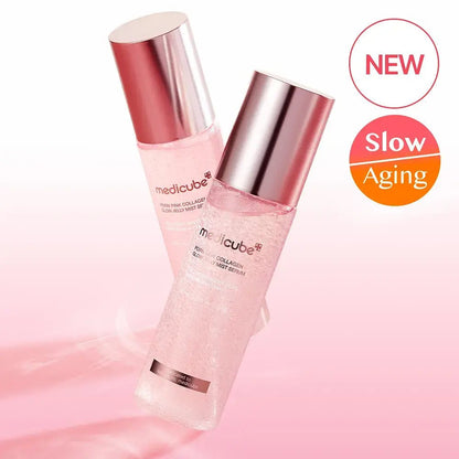 [1+1] medicube PDRN Pink Collagen Glow Jelly Mist Serum veido serumas - haru