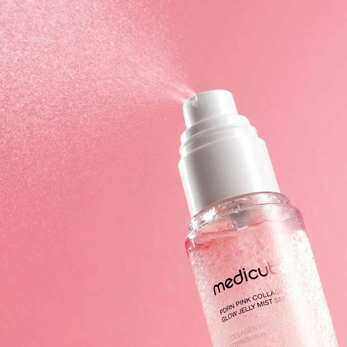 [1+1] medicube PDRN Pink Collagen Glow Jelly Mist Serum veido serumas - haru