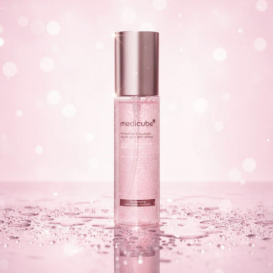 [1+1] medicube PDRN Pink Collagen Glow Jelly Mist Serum veido serumas - haru