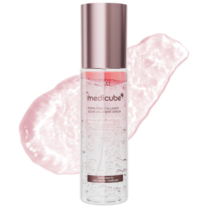 [1+1] medicube PDRN Pink Collagen Glow Jelly Mist Serum veido serumas - haru