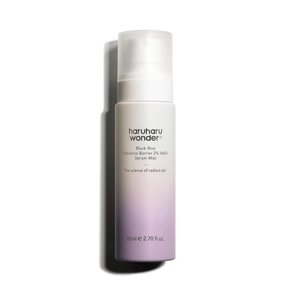 haruharu wonder Black Rice Probiotics Barrier 2% NAD+ Serum Mist nuo silpno odos barjero