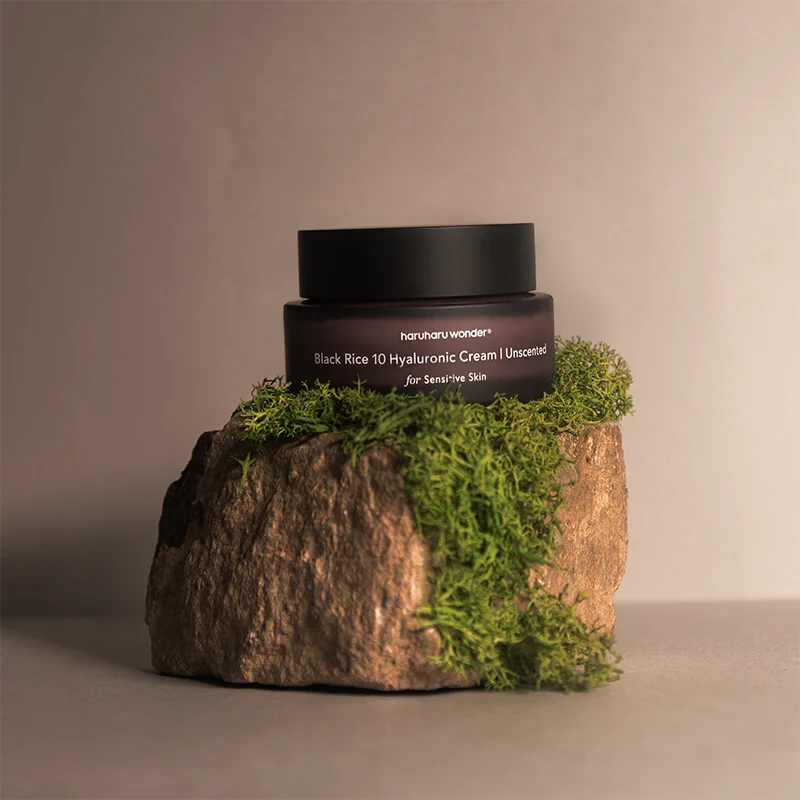 Haruharu wonder Black Rice 10 Hyaluronic Cream Unscented bekvapis veido kremas
