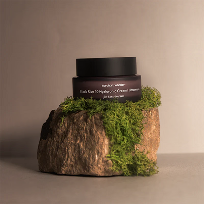 Haruharu wonder Black Rice 10 Hyaluronic Cream Unscented bekvapis veido kremas