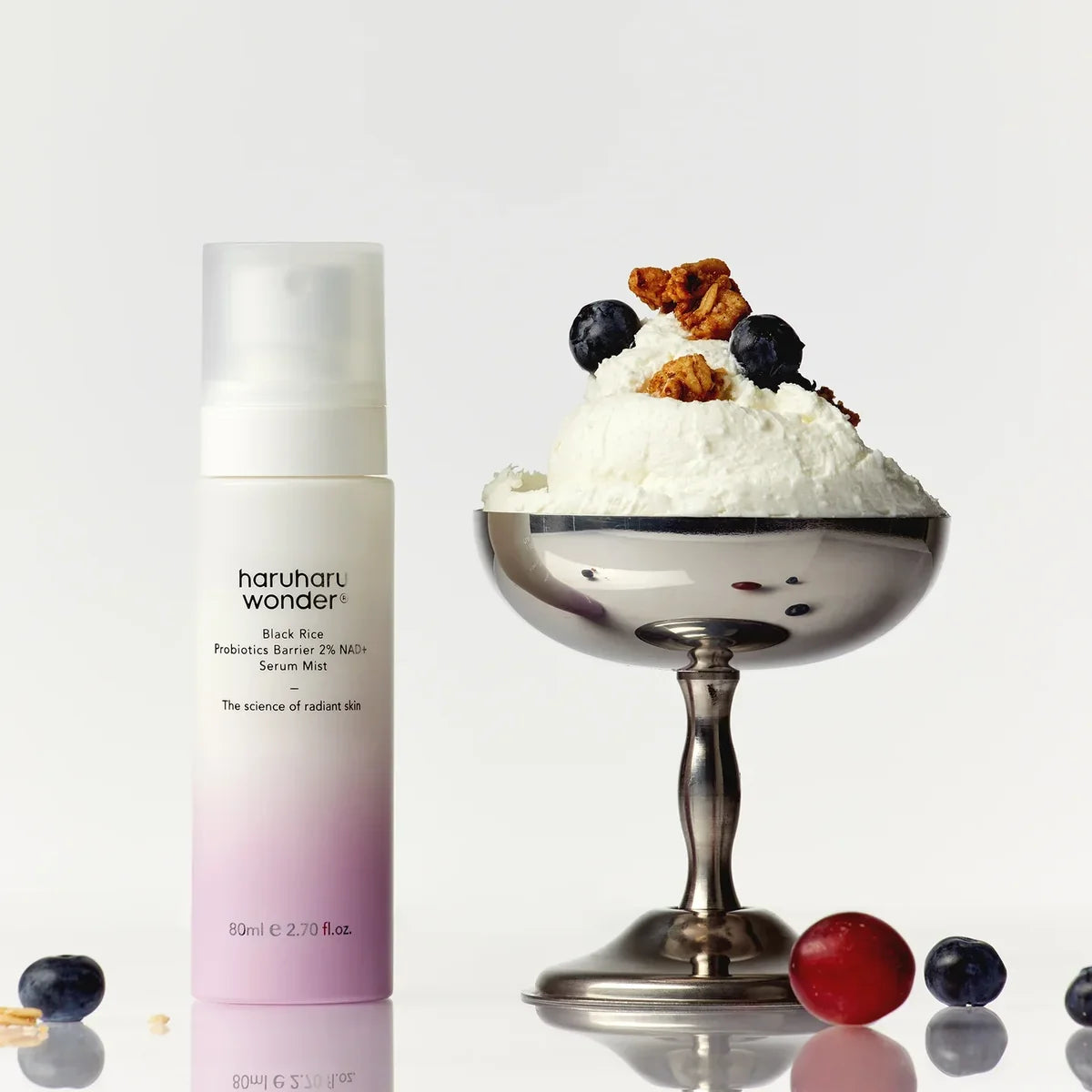 haruharu wonder Black Rice Probiotics Barrier 2% NAD+ Serum Mist nuo silpno odos barjero