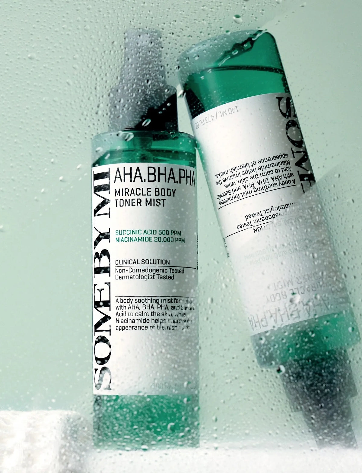 SOME BY MI AHA-BHA-PHA 30 Days Miracle Body Toner Mist nuo kūno spuogelių