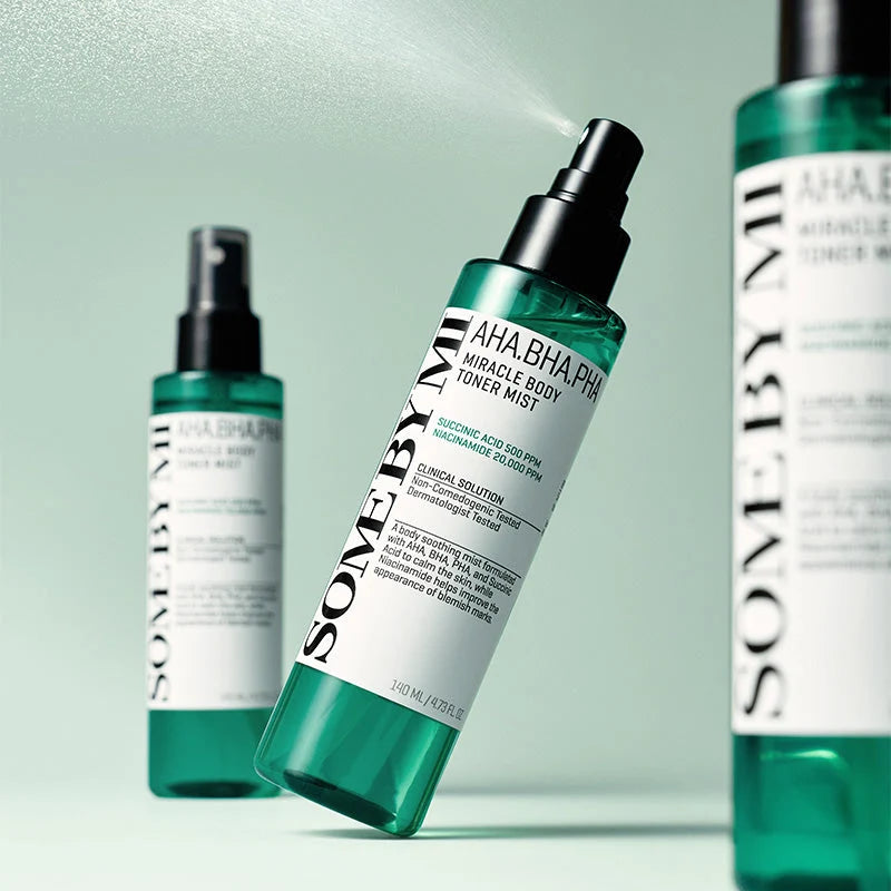SOME BY MI AHA-BHA-PHA 30 Days Miracle Body Toner Mist nuo kūno spuogelių