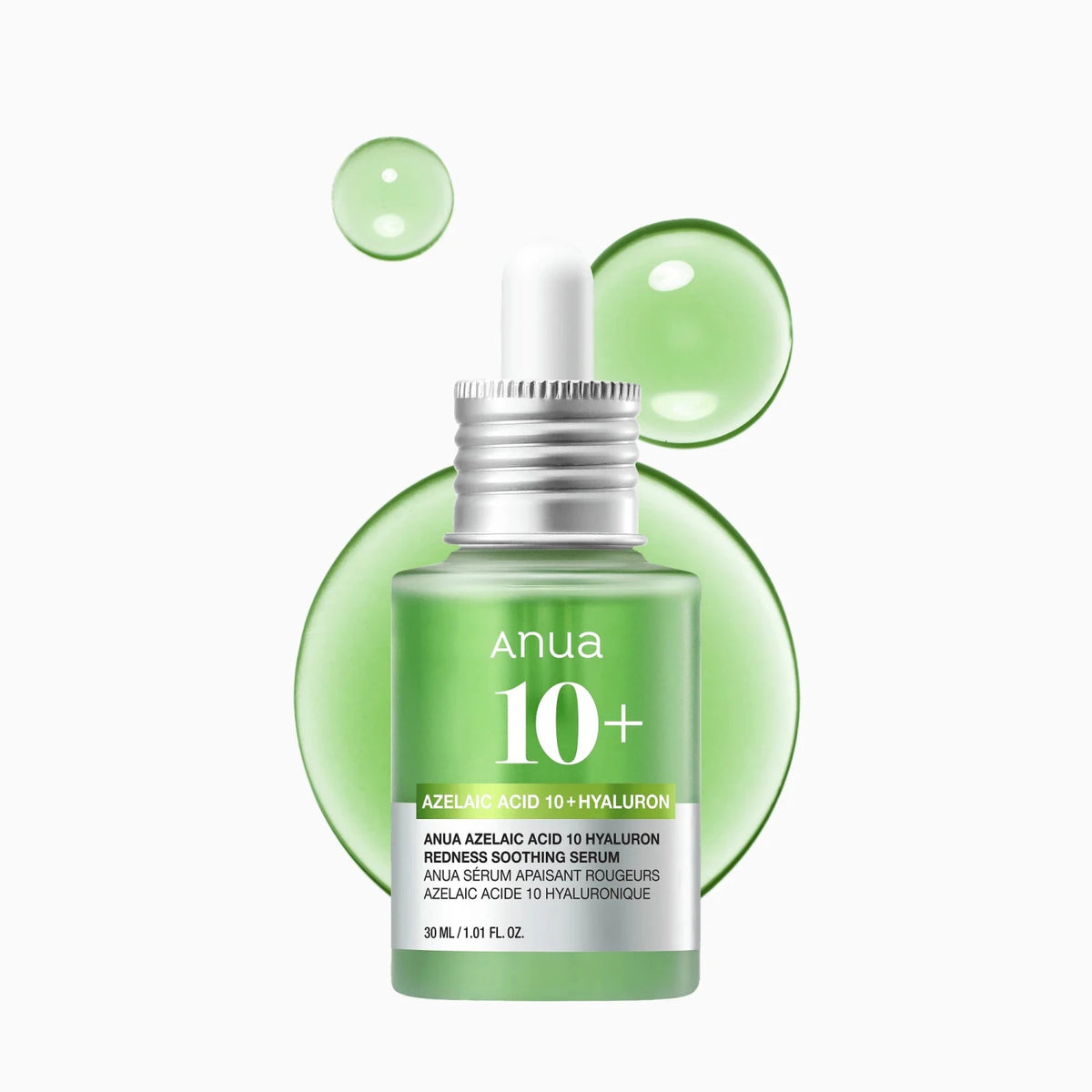 ANUA Azelaic Acid 10 Hyaluron Redness Soothing Serum serumas nuo paraudimo | haru.lt
