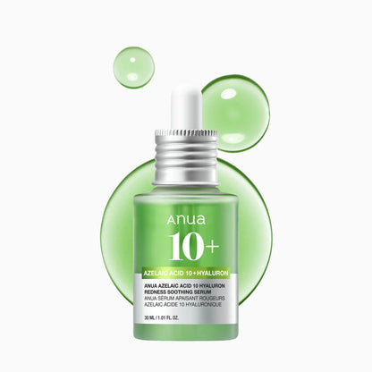 ANUA Azelaic Acid 10 Hyaluron Redness Soothing Serum nuo paraudimo