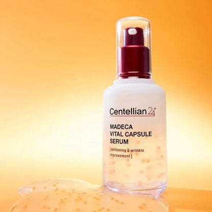 Centellian24 Madeca Vital Capsule Serum kapsulinis veido serumas su madekaso rūgštimi - haru