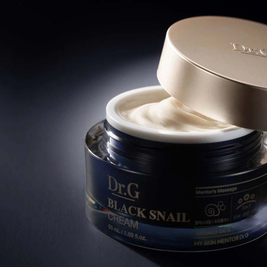 Dr.G Black Snail Cream stangrinantis, maitinantis veido kremas - haru