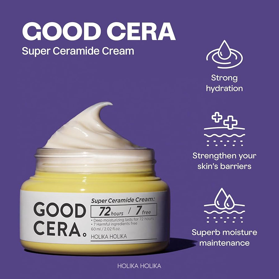 HOLIKA HOLIKA Good Cera Super Ceramide veido kremas - haru