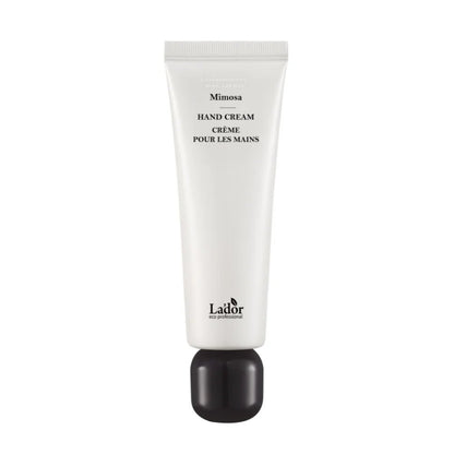 Lador Hand Cream (Mimosa) kremo tekstūra | haru.lt