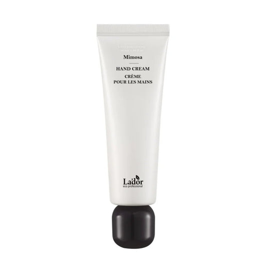 Lador Hand Cream (Mimosa) kremo tekstūra | haru.lt