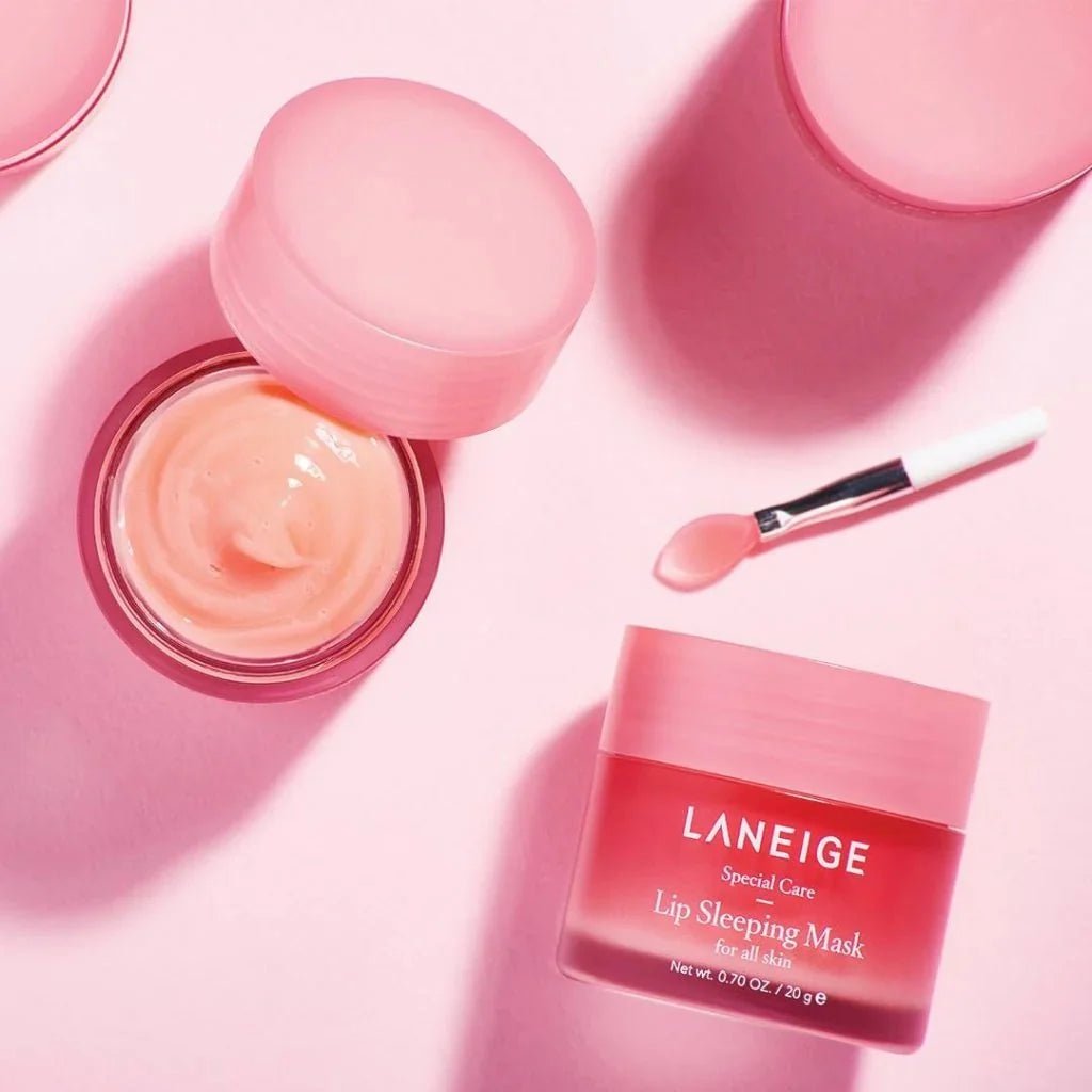LANEIGE Lip Sleeping Mask BERRY naktinė lūpų kaukė + 6g rinkinys - haru