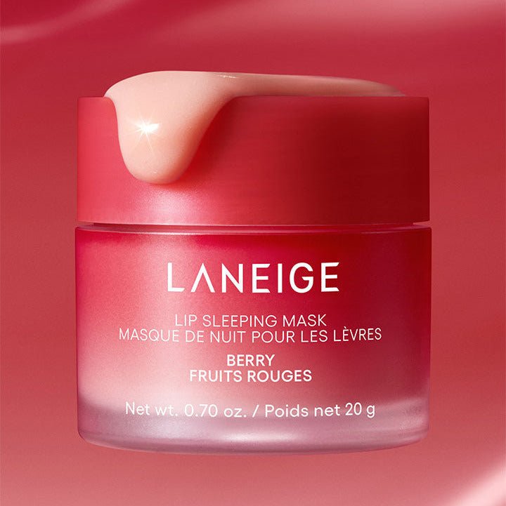 LANEIGE Lip Sleeping Mask BERRY naktinė lūpų kaukė + 6g rinkinys - haru