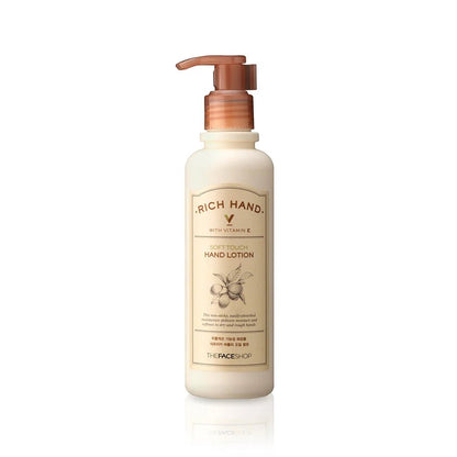 THE FACE SHOP Rich Hand V Soft Touch rankų losjonas - haru