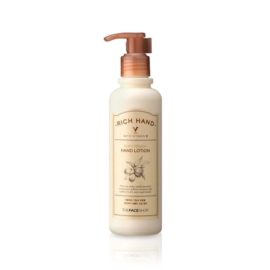 THE FACE SHOP Rich Hand V Soft Touch rankų losjonas - haru