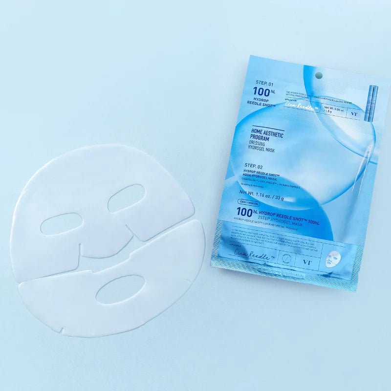 VT Cosmetics Hydrop Reedle Shot 100hL 2-Step Mask veido kaukė
